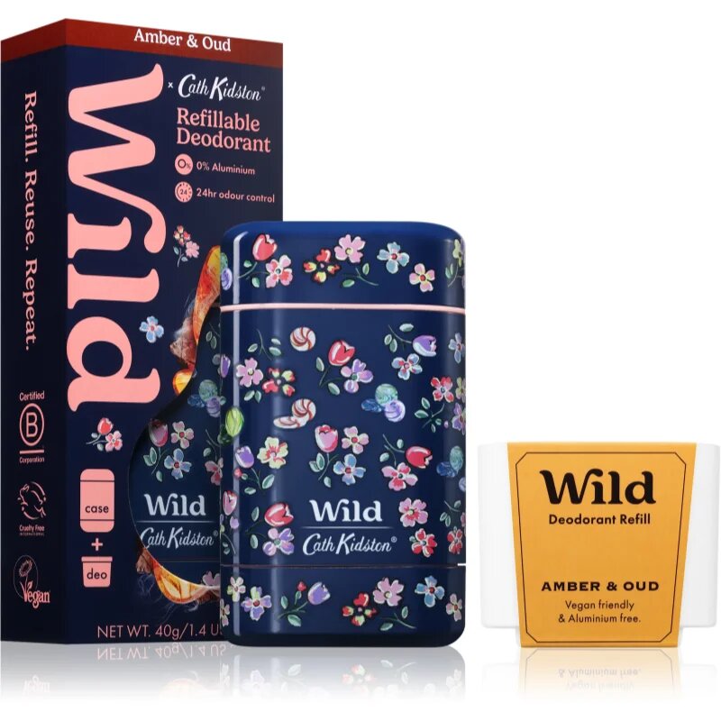 Wild Amber & Oud Marble Ditsy Case deodorant stick cu sac 40 g