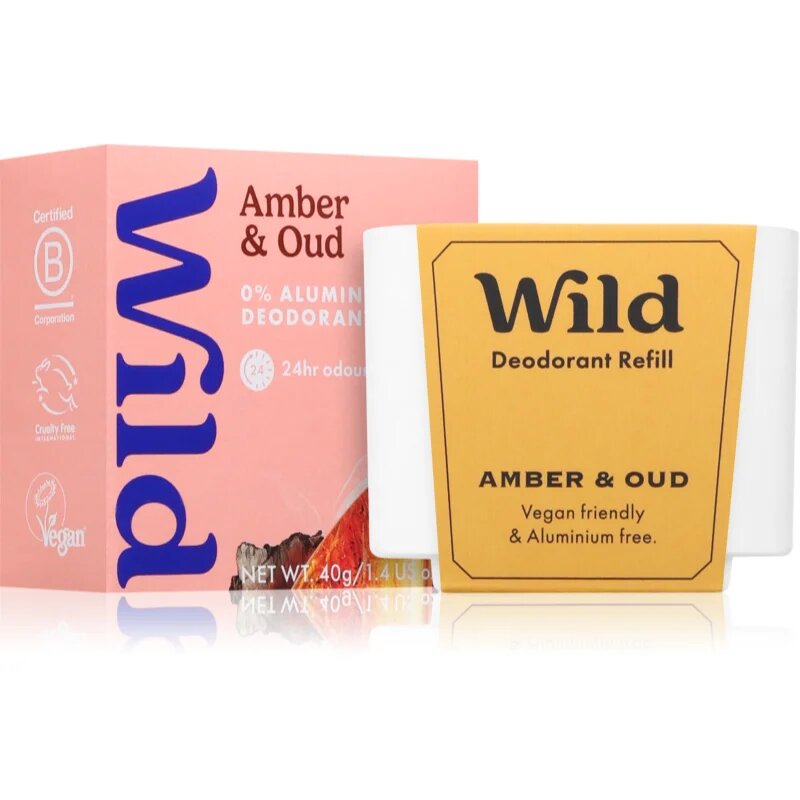 Wild Amber & Oud Refill deodorant stick rezervă 40 g