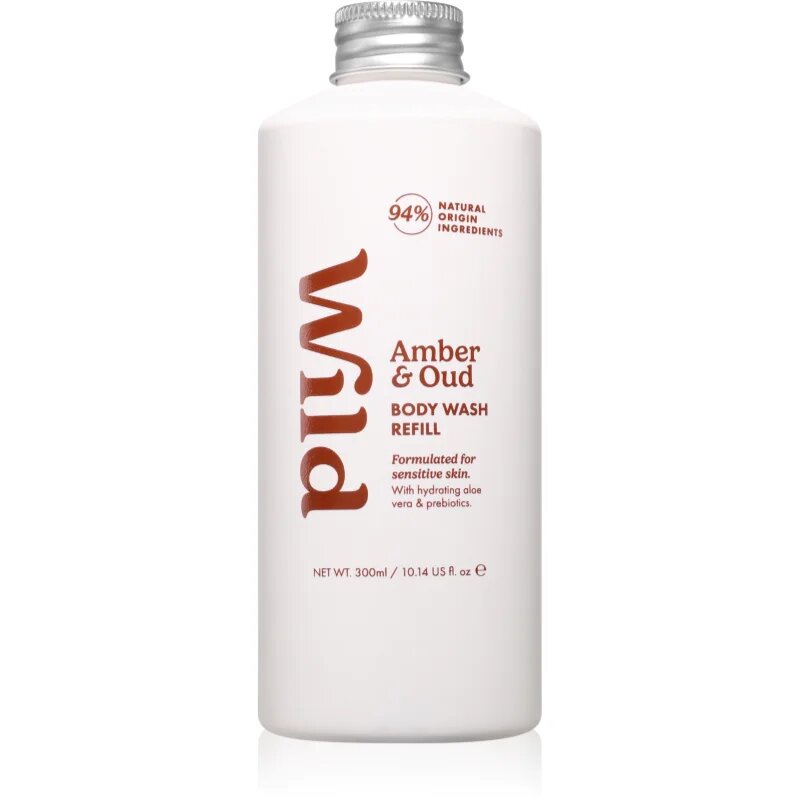 Wild Amber & Oud Refill gel de duș rezervă 300 ml