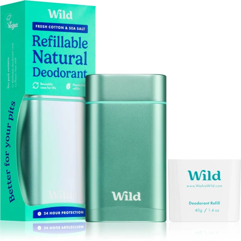 Wild Fresh Cotton & Sea Salt Aqua Case deodorant stick cu sac 40 g
