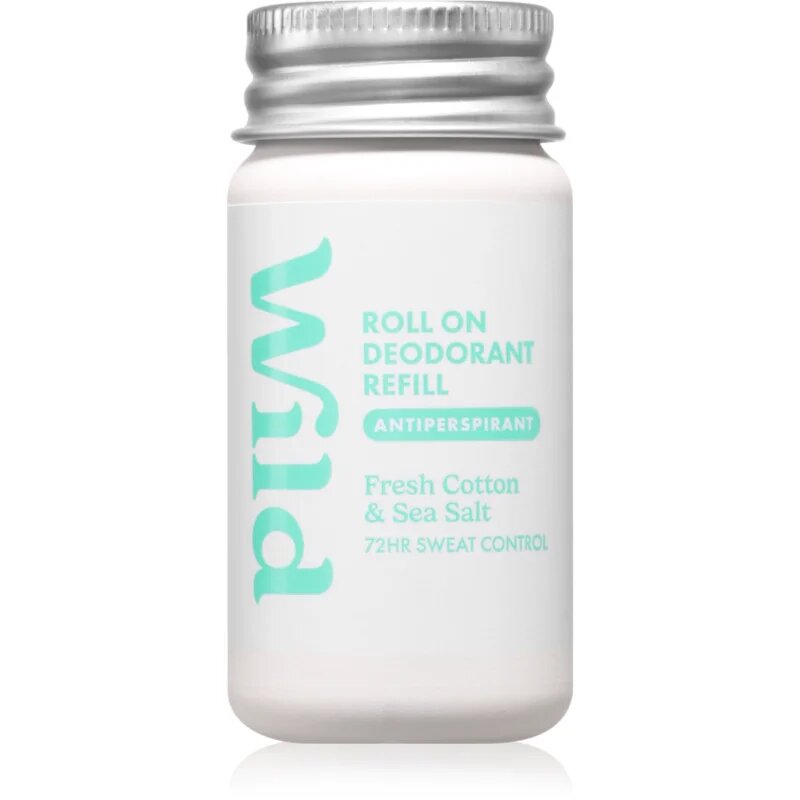 Wild Fresh Cotton & Sea Salt Refill antiperspirant roll-on rezervă 50 ml
