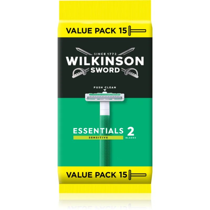 Wilkinson Sword Essentials 2 Sensitive aparat de ras de unică folosință 15 buc