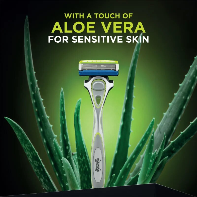 Wilkinson Sword Hydro5 Sensitive aparat de ras + rezervă 4 pc