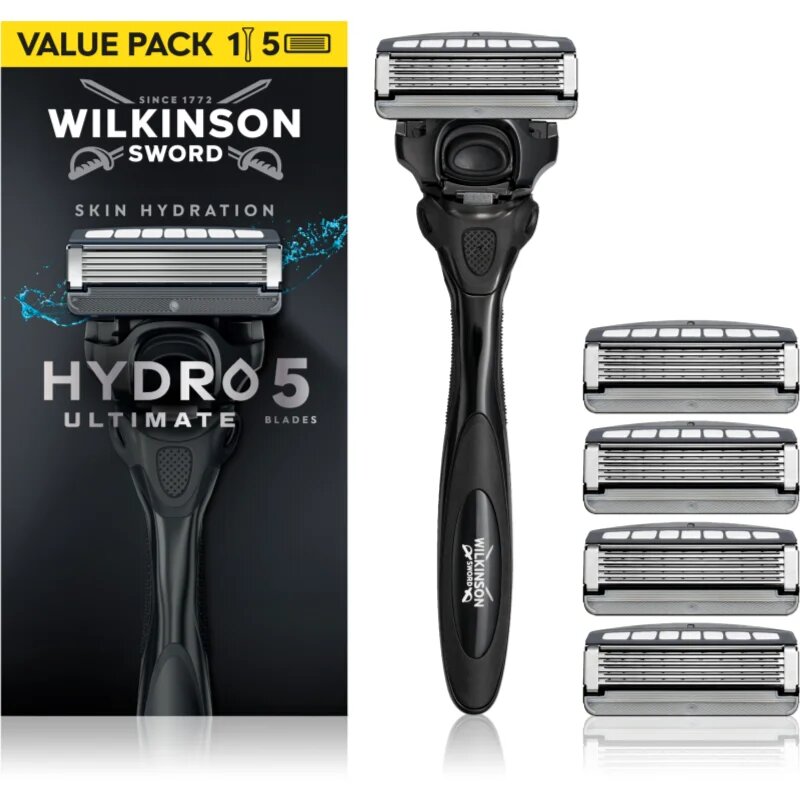 Wilkinson Sword Hydro5 Ultimate aparat de ras + rezervă 5 pc