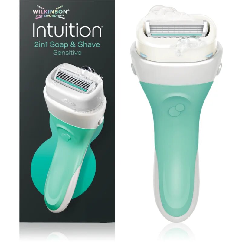 Wilkinson Sword Intuition 2in1 Soap & Shave Sensitive aparat de ras 1 buc
