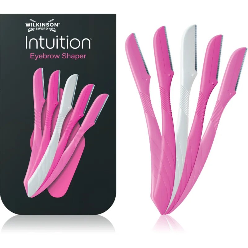 Wilkinson Sword Intuition Eyebrow Shaper brici pentru sprâncene 5 buc