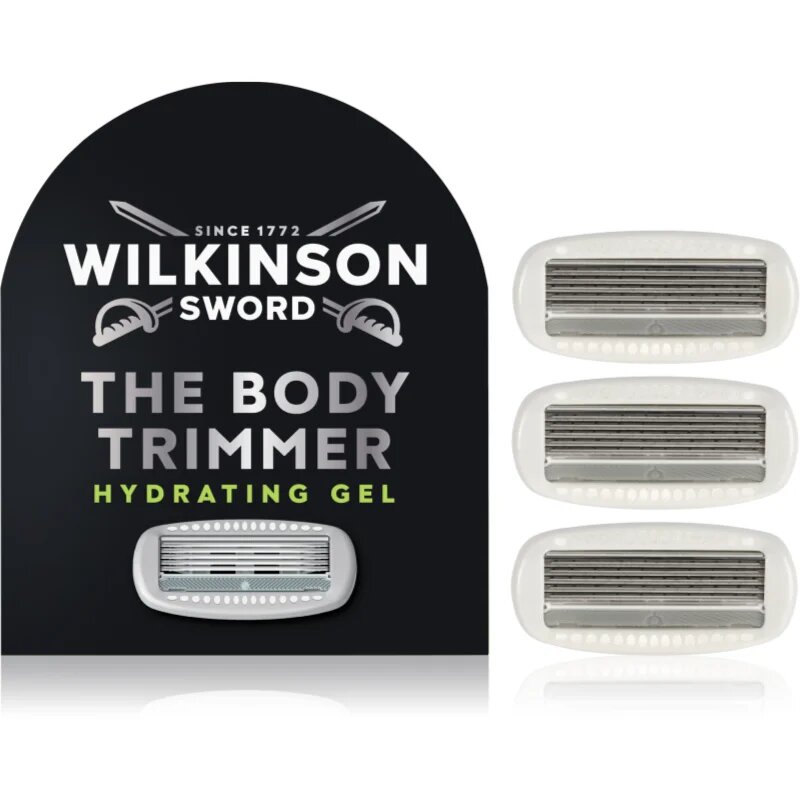 Wilkinson Sword The Body Trimmer capete de schimb 3 buc