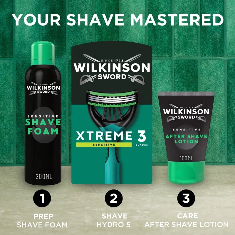 Wilkinson Sword Xtreme 3 Sensitive aparat de ras de unică folosință pentru barbati 12 buc