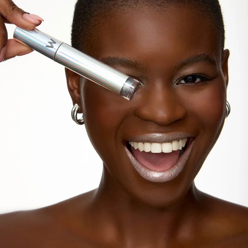 WONDERSKIN Wonder Blading Top Gloss lip gloss cu particule stralucitoare culoare Silver Glitter 4 ml
