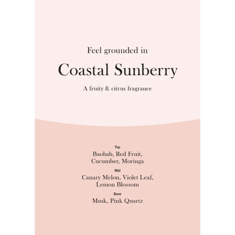 Woodwick Coastal Sunberry lumânare parfumată cu fitil din lemn 85 g