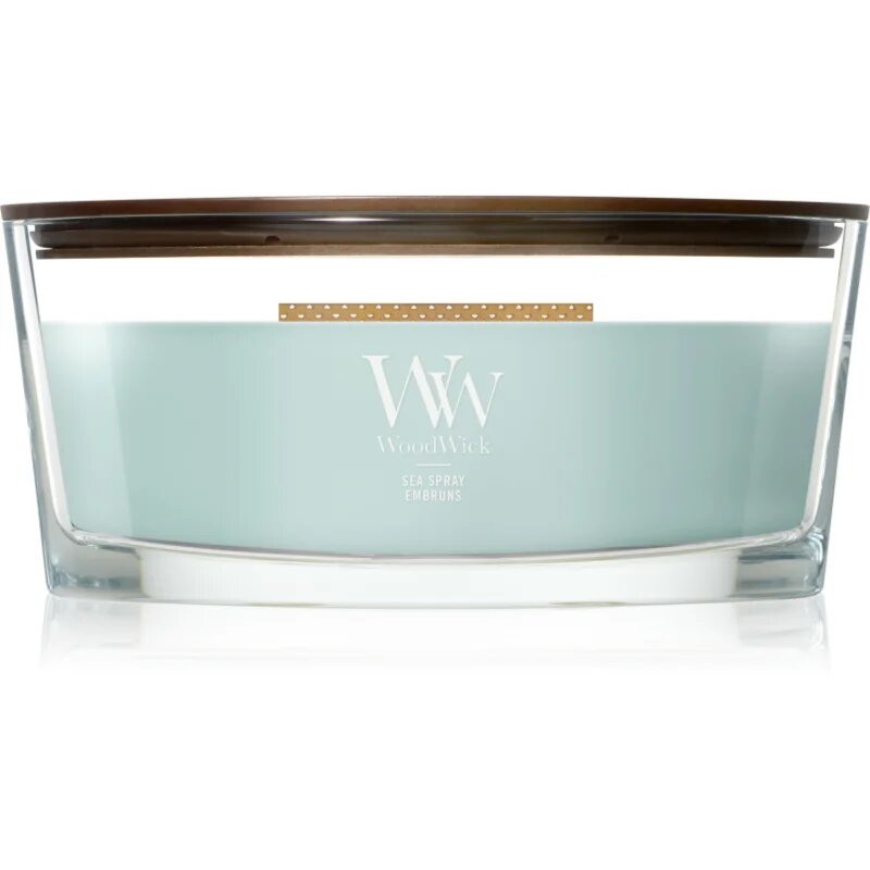Woodwick Sea Spray lumânare parfumată cu fitil din lemn 453.6 g