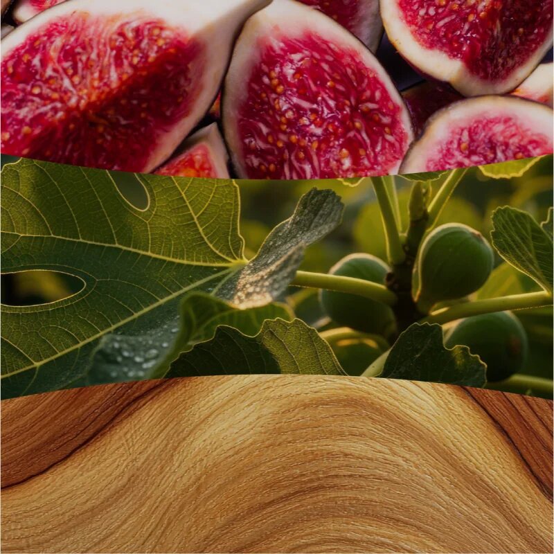 Woodwick Verdant Fig lumânare parfumată cu fitil din lemn 85 g