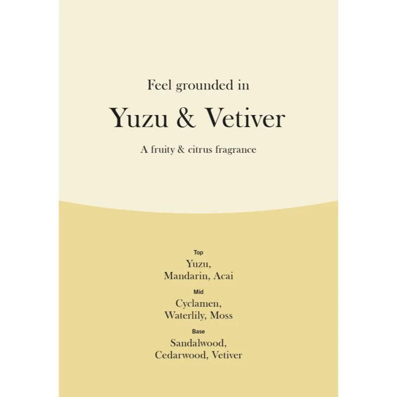 Woodwick Yuzu & Vetiver lumânare parfumată cu fitil din lemn 610 g
