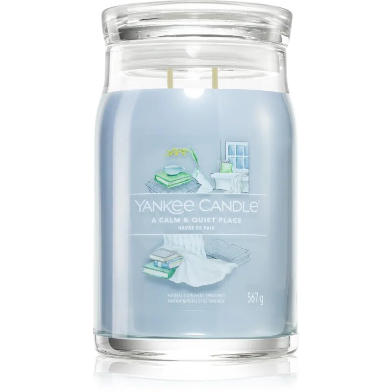 Yankee Candle A Calm & Quiet Place lumânare parfumată Signature 567 g