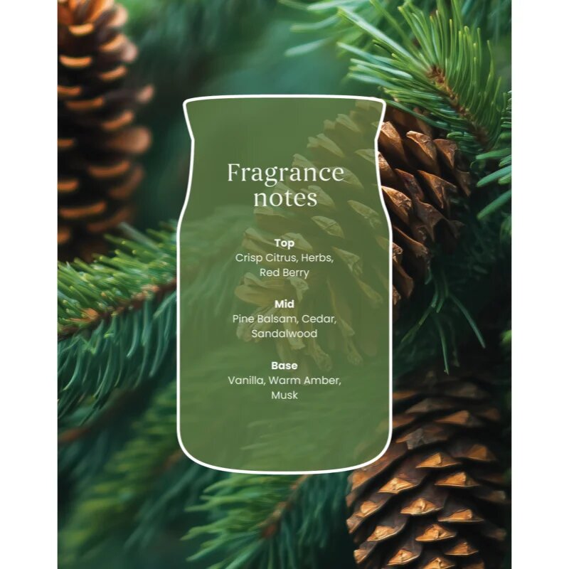 Yankee Candle Balsam & Cedar Fireside lumânare parfumată 368 g
