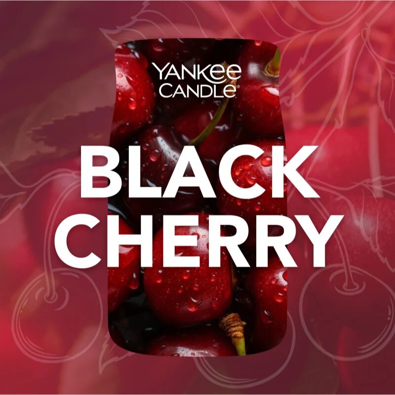 Yankee Candle Black Cherry lumânare parfumată Signature 110 g