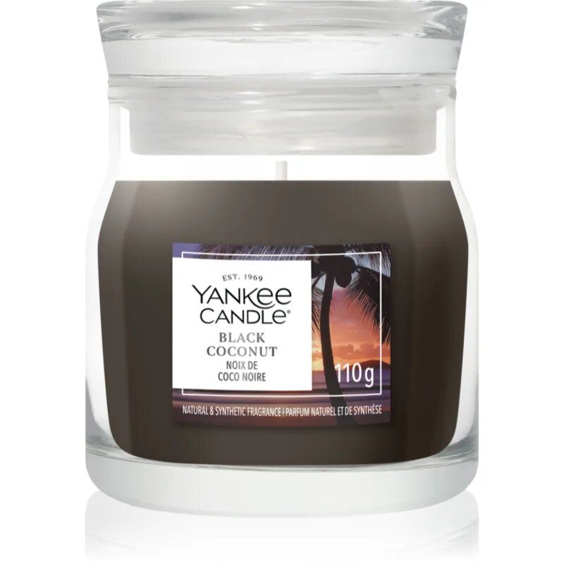 Yankee Candle Black Coconut lumânare parfumată Signature 110 g
