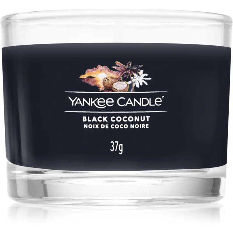 Yankee Candle Black Coconut lumânare votiv Signature 37 g