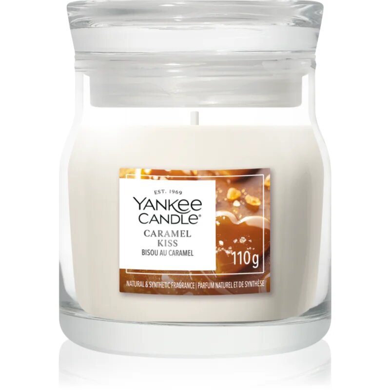 Yankee Candle Caramel Kiss lumânare parfumată Signature 110 g
