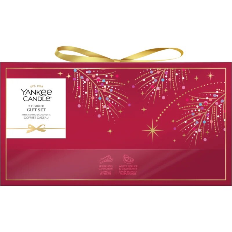 Yankee Candle Christmas Collection 2026 2 Tumbler set cadou de Crăciun 2x142 g