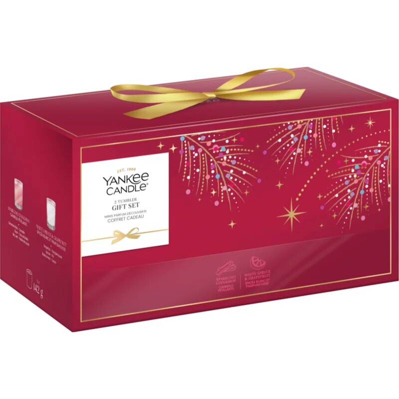 Yankee Candle Christmas Collection 2026 2 Tumbler set cadou de Crăciun 2x142 g