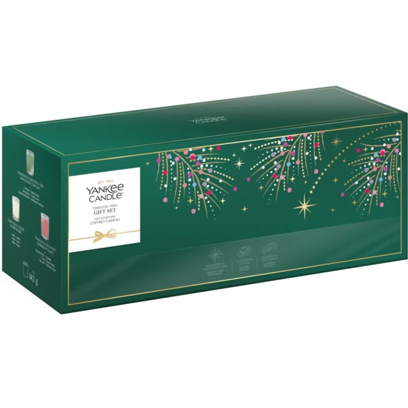 Yankee Candle Christmas Collection 2026 2 Tumbler set cadou de Crăciun 3x142 g