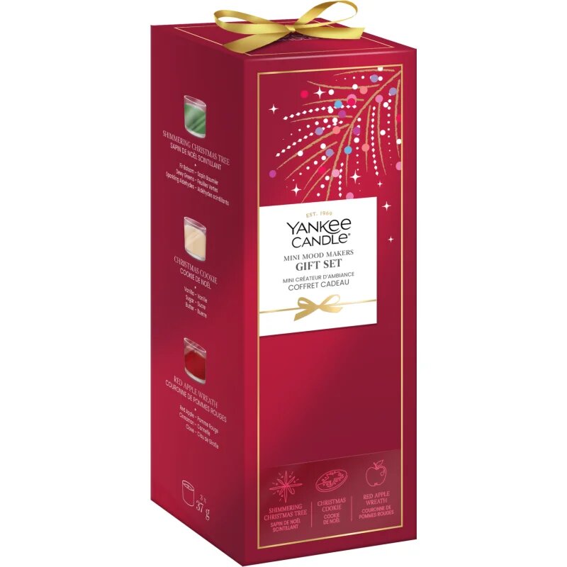 Yankee Candle Christmas Collection 2026 Mini Mood Makers set cadou de Crăciun 3x37 g