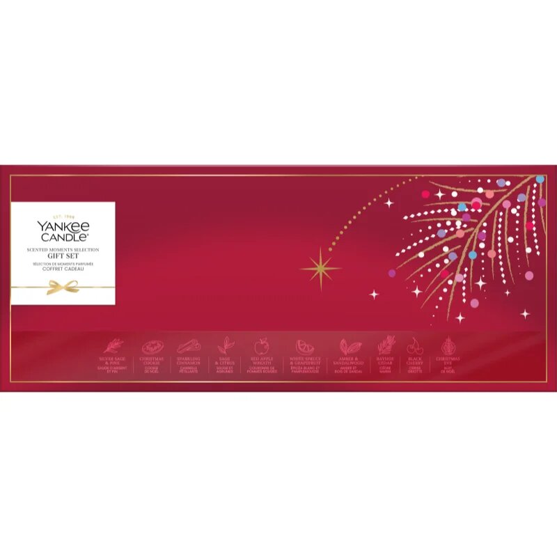 Yankee Candle Christmas Collection 2026 Scented Moments Selection set cadou de Crăciun 11 buc