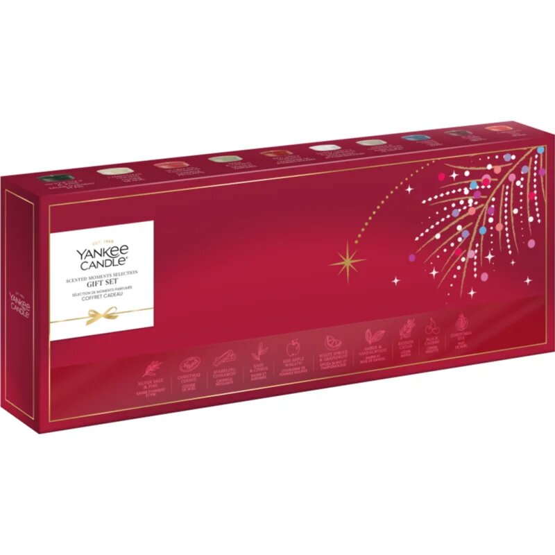 Yankee Candle Christmas Collection 2026 Scented Moments Selection set cadou de Crăciun 11 buc
