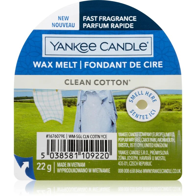 Clean Cotton ceară pentru aromatizator 22 g