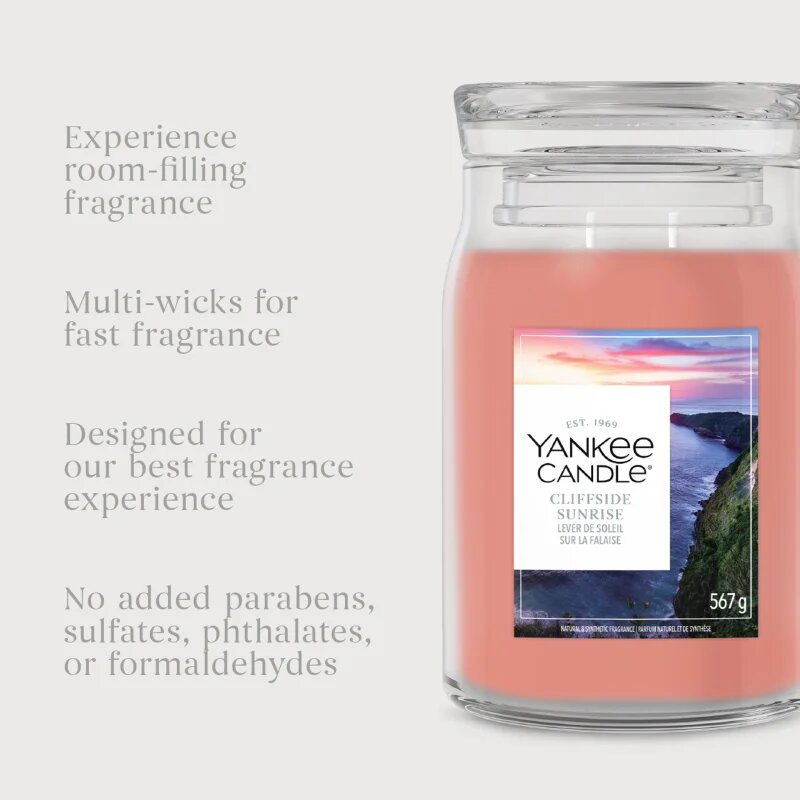 Yankee Candle Cliffside Sunrise lumânare parfumată 368 g