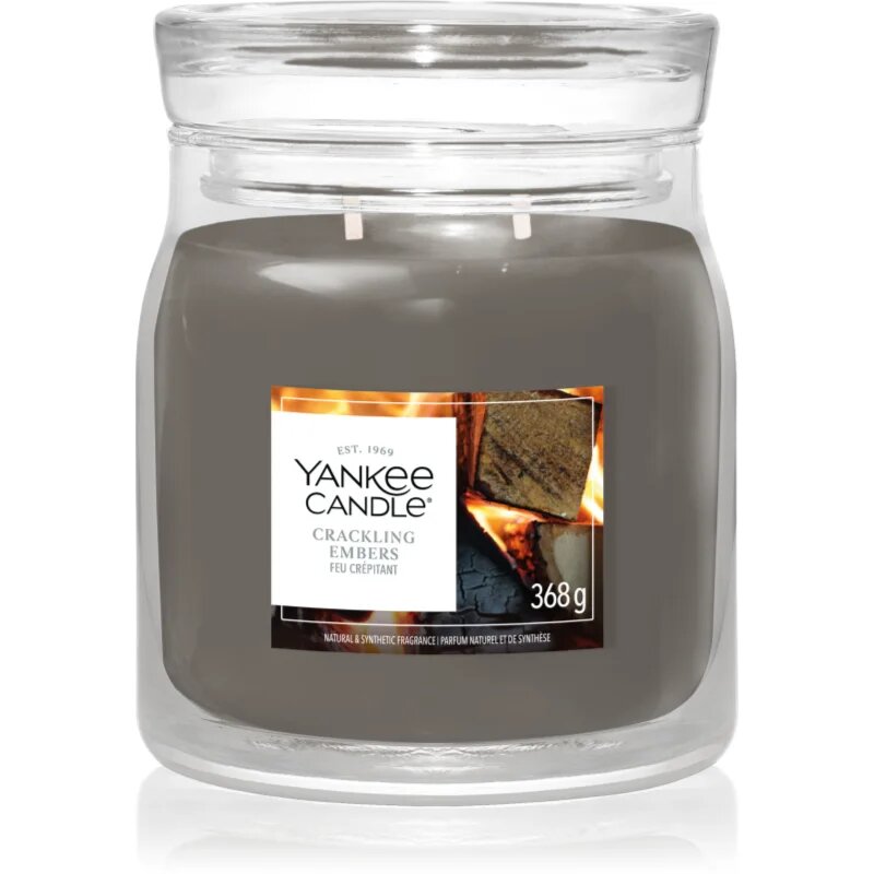 Yankee Candle Crackling Embers lumânare parfumată 368 g