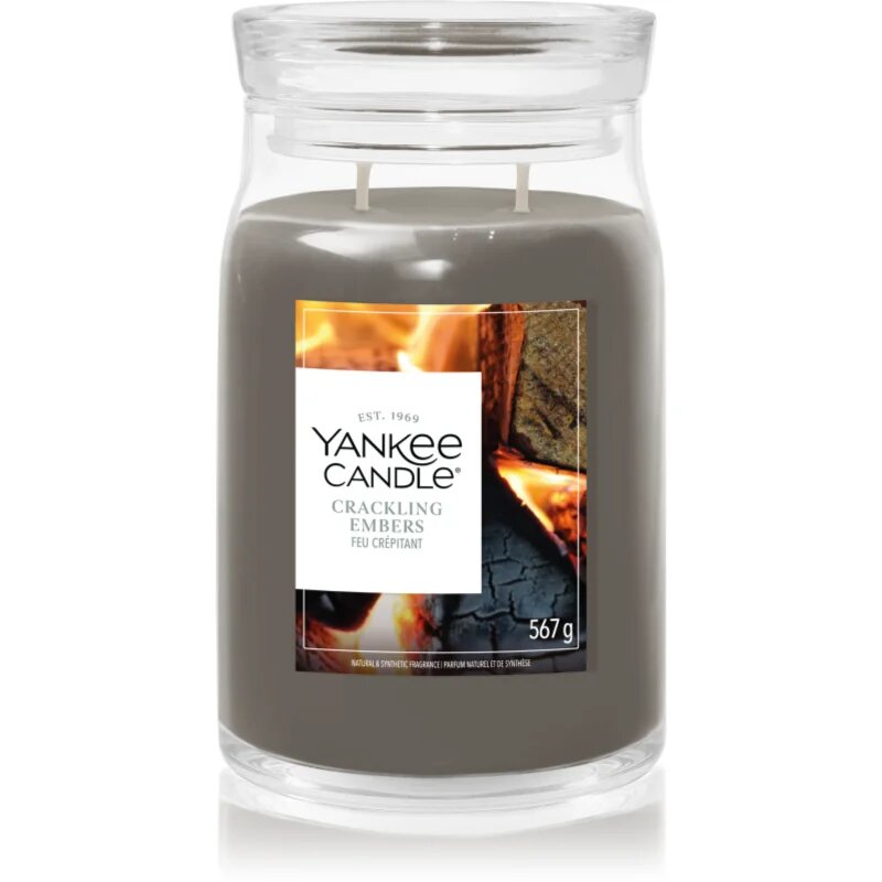 Yankee Candle Crackling Embers lumânare parfumată 567 g