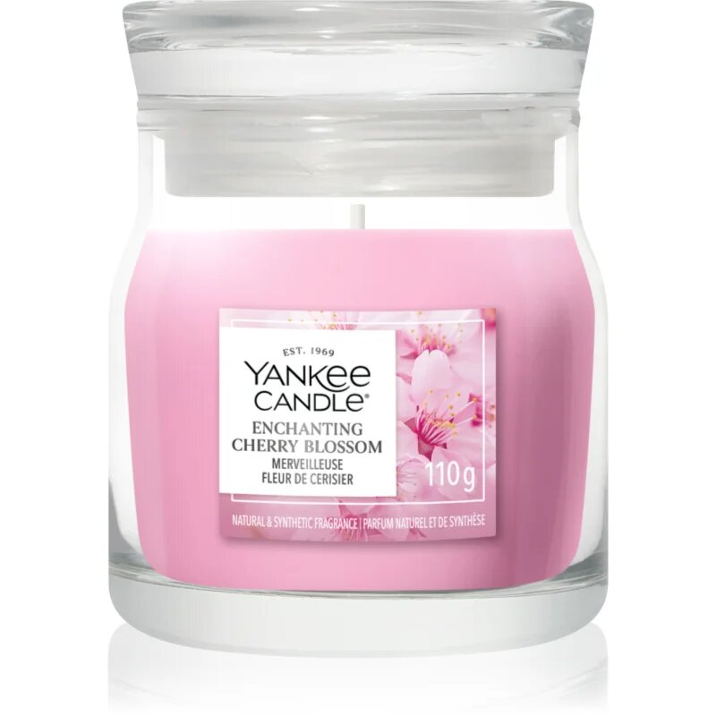 Yankee Candle Enchanting Cherry Blossom lumânare parfumată Signature 110 g