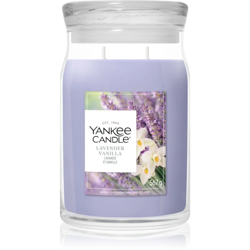 Yankee Candle Lavender Vanilla lumânare parfumată 567 g