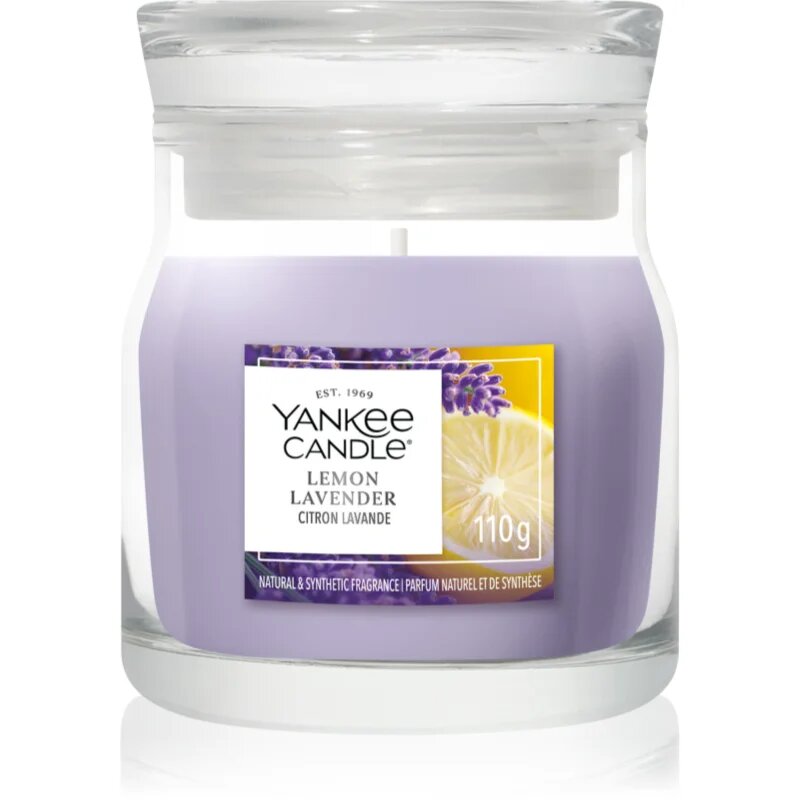 Yankee Candle Lemon Lavender lumânare parfumată Signature 110 g
