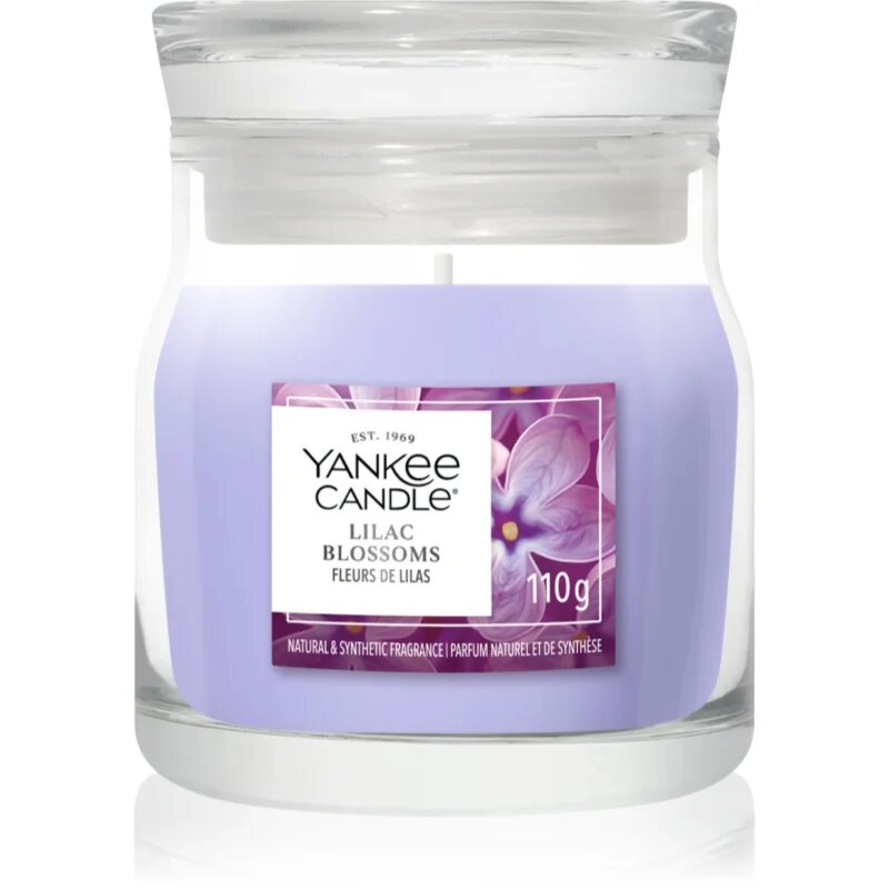 Yankee Candle Lilac Blossoms lumânare parfumată Signature 110 g