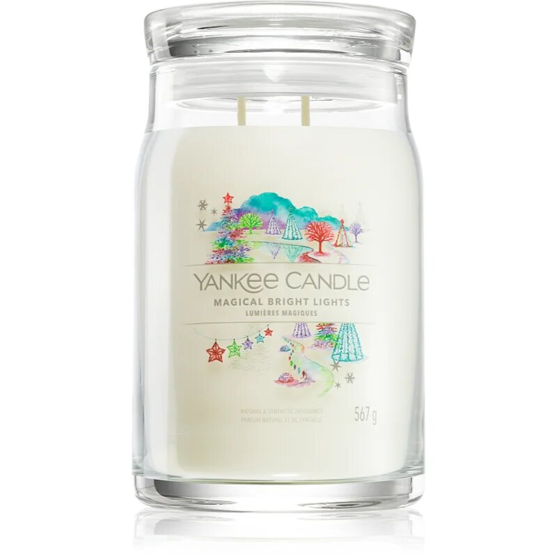 Yankee Candle Magical Bright Lights lumânare parfumată Signature 567 g