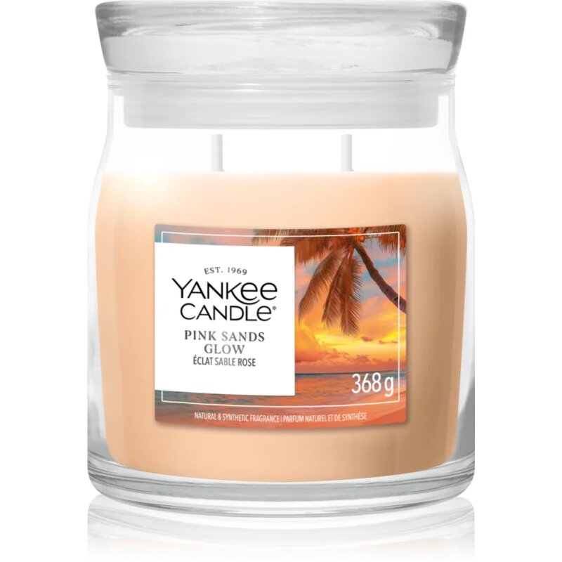 Yankee Candle Pink Sands Glow lumânare parfumată 368 g