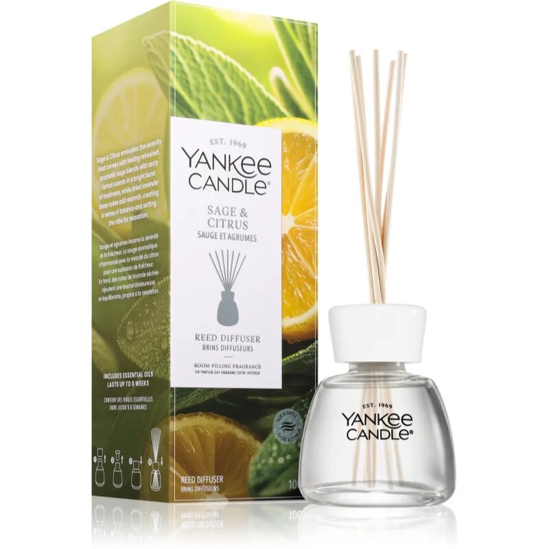 Yankee Candle Sage & Citrus aroma difuzor cu rezervã 100 ml