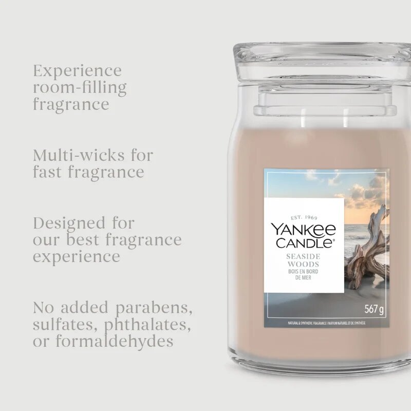 Yankee Candle Seaside Woods lumânare parfumată 567 g