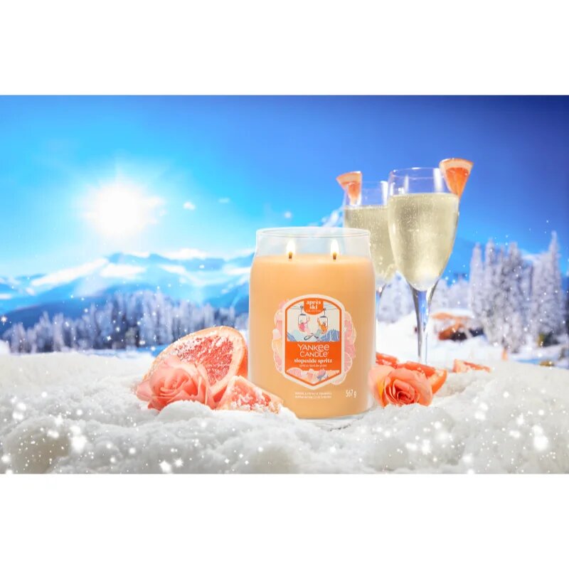 Yankee Candle Slopeside Spritz lumânare parfumată Signature 567 g