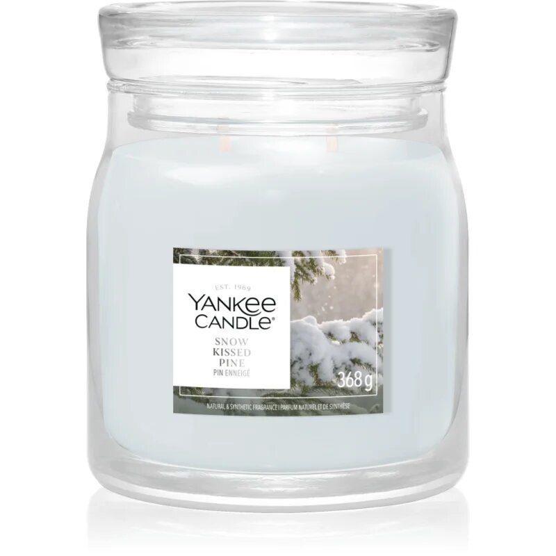 Yankee Candle Snow Kissed Pine lumânare parfumată 368 g