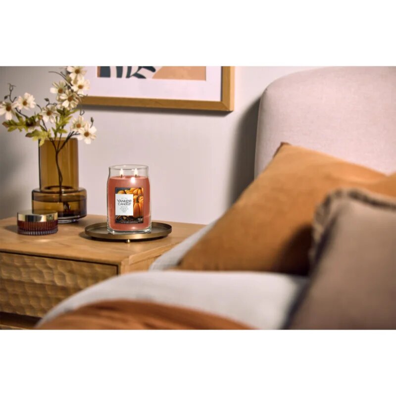 Yankee Candle Spiced Pumpkin lumânare parfumată 567 g