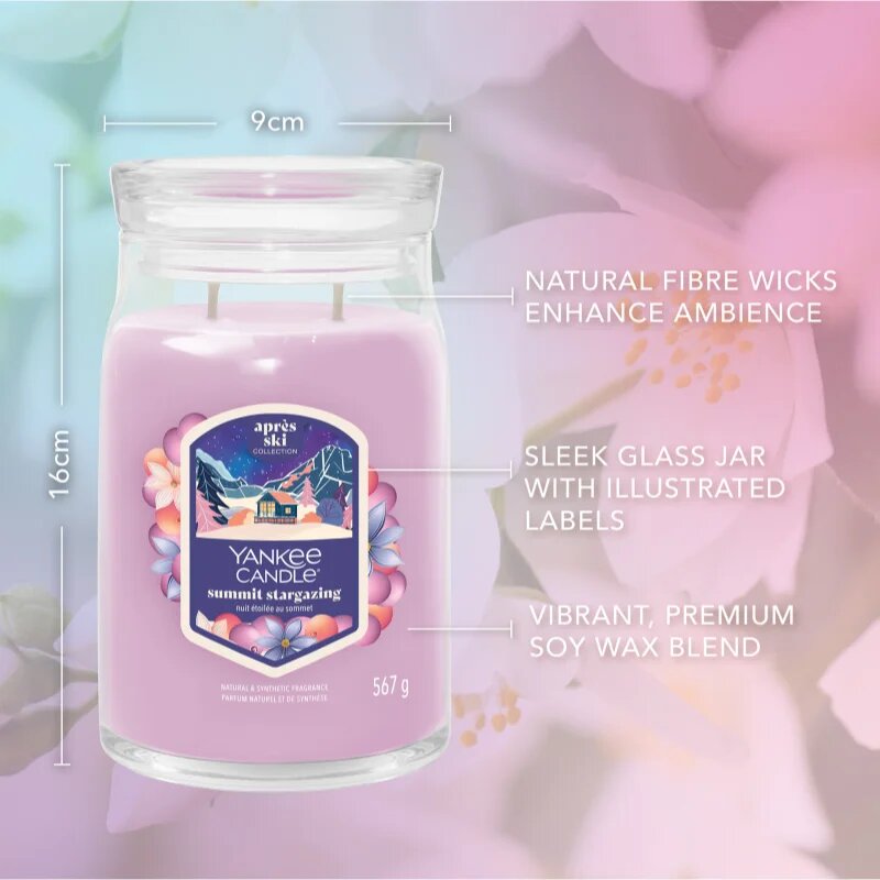 Yankee Candle Summit Stargazing lumânare parfumată Signature 567 g
