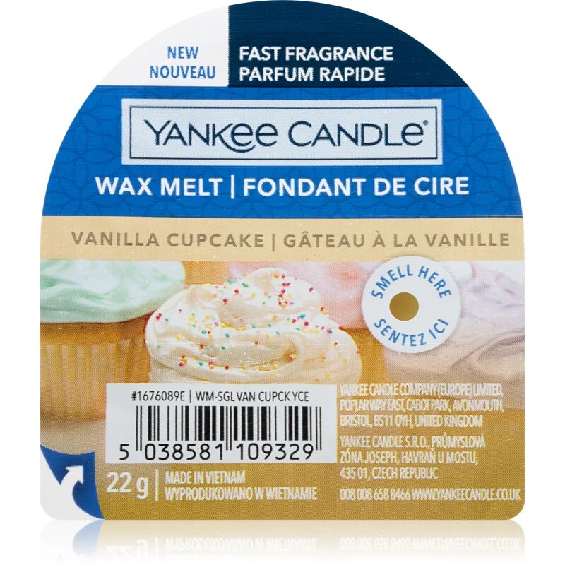 Vanilla Cupcake ceară pentru aromatizator 22 g