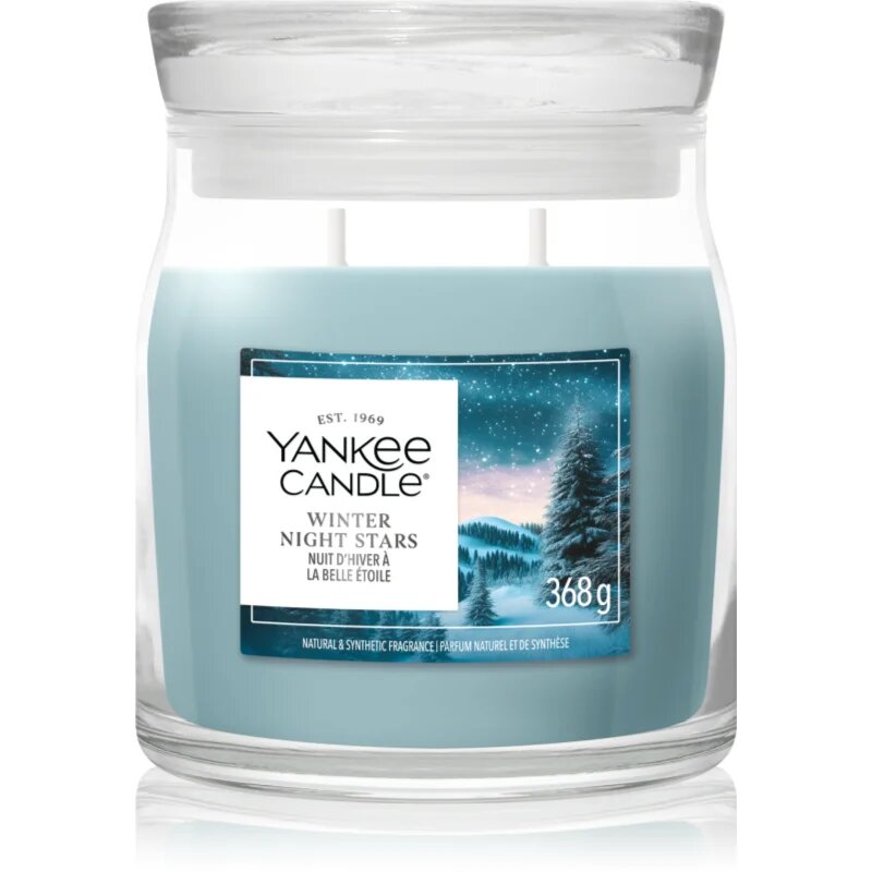 Yankee Candle Winter Night Stars lumânare parfumată 368 g