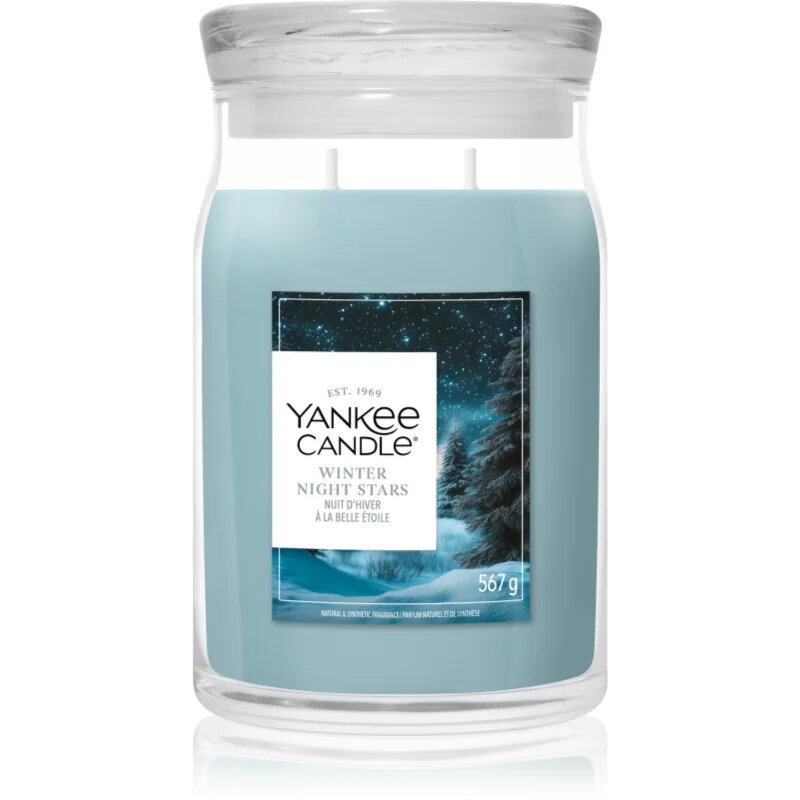 Yankee Candle Winter Night Stars lumânare parfumată 567 g