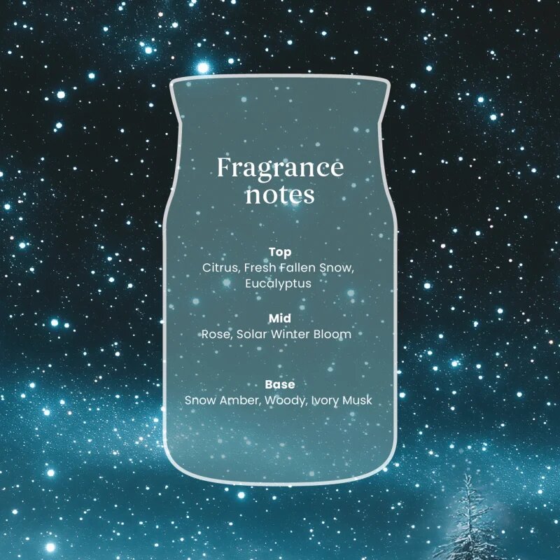 Yankee Candle Winter Night Stars lumânare parfumată 567 g