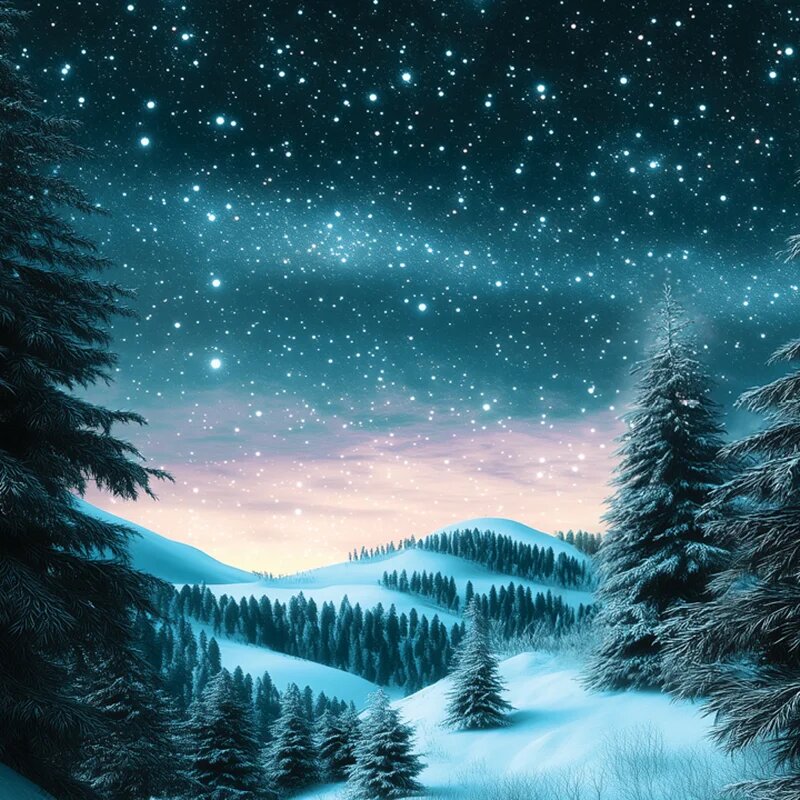 Yankee Candle Winter Night Stars lumânare parfumată Signature 110 g